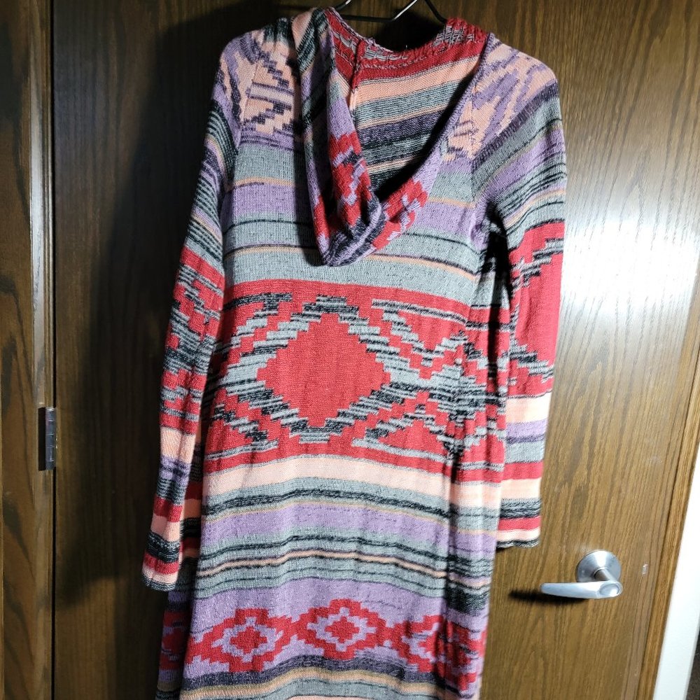 MUDD Hooded Blanket Cardigan